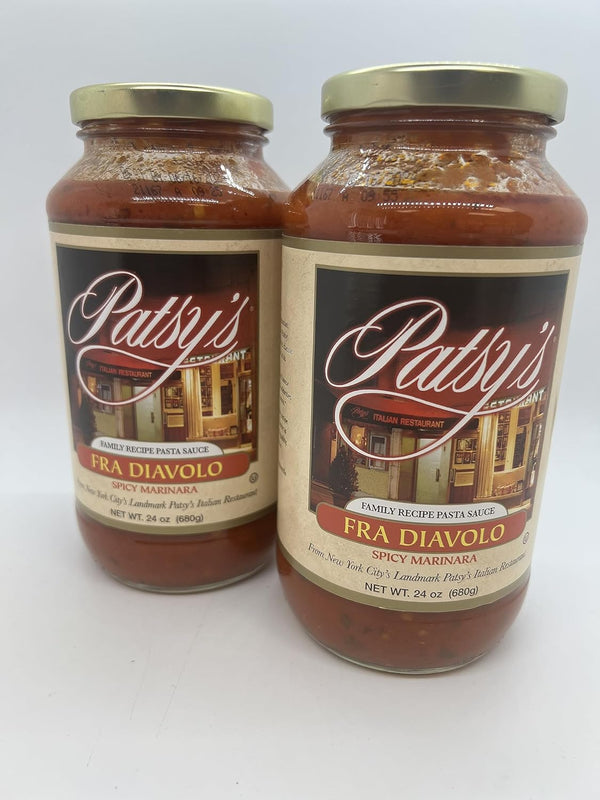 Patsy's Italian Restaurant Sauce, 24 ouce jars, made with all-natural ingredients, Gluten Free,