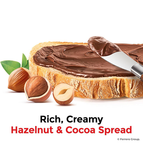 Nutella Hazelnut Spread with Cocoa, 7.7 Oz Jar for Breakfast