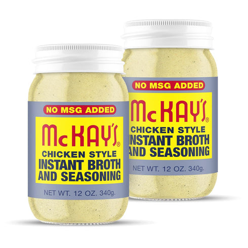 McKay's Chicken Flavored Powdered Soup Seasoning, Gluten Free Instant Broth, Bullion Cubes