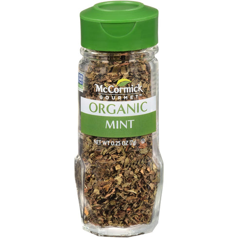 0.25 oz (Pack 3) McCormick Gourmet Organic Mint