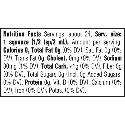 1 Count 1.62 oz Tang Sugar-Free Orange Zero Calories Liquid Water Enhancer fl