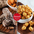 Birthday Gift Basket Tower for Women, Him, Gourmet Snacks & Sweets Food Gifts, Treat Box with Cookies, Delicious