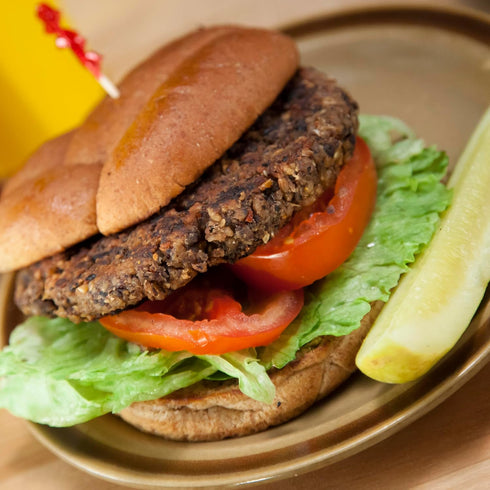 38 Augason Farms Black Bean Burger Mix Can, Certified Gluten Free, Emergency Food Supply, Everyday Meals, Servings