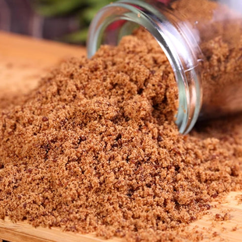 MOORCHOCO (12.34oz) Black Sugar Powder from Yunnan, Pure Brown Sugar Sweetener for Cooking, Additive-Free