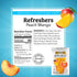 5 Count (Pack 2), 5 Packets NEW Twinings Peach Mango Refreshers, Herbal Tea Instant Beverage with Real Peach Fruit