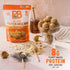 8g 10.58 Oz PBfit No Bake Peanut Butter Protein Ball Mix, Protein, Made with Chia Seeds & Whole Grain Oats, Gluten
