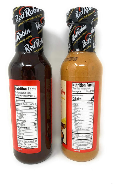 Red Robin | Campfire & Whiskey River BBQ Sauce Combo | 1 Bottle Each