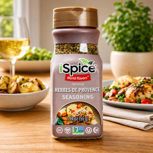 iSpice - HERBES DE PROVENCE SEASONING World Flavor Super Spice Blend | All Natural | Ready to use as is | No