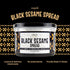 (8.8 oz, Mayde Black Sesame Paste Spread, Premium Ground Black Sesame Jam Black Sesame)