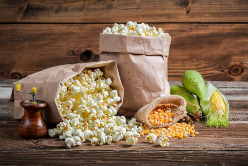 Popcorn Seasoning Variety 2 Pack British Sea Salt & Vinegar White Cheddar Fat Free Crafted in Small Batches