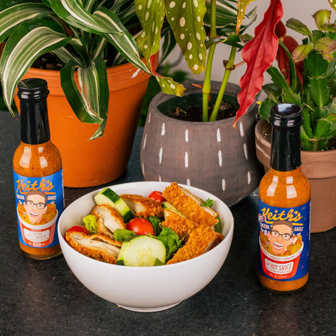 5 oz (1-Pack) Keith's HOT Chicken Sauce by Heatonist, Hot Sauce Made with Natural Ingredients: Serrano Peppers, Ranch