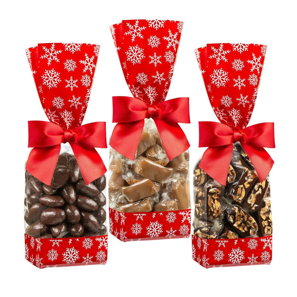 Holiday Chocolate Candy Gift Set - 3 Pack Vegan Variety Bundle -