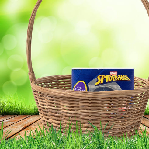 2.12 Spiderman Chocolate Egg with Marshmallow Inside, Easter Candy Individually Wrapped, Ounces
