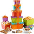 Broadway Basketeers Birthday Gift Basket Tower Snack Boxes with Gourmet Cookies &