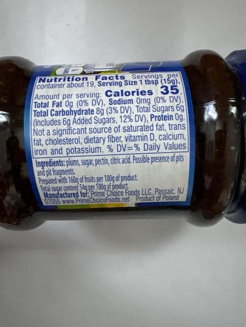 Krakus 2 pack 9.88 oz (280g) JAM PLUM BUTTER POVIDEL x Powidlo Sliwkowe. Product of Poland.
