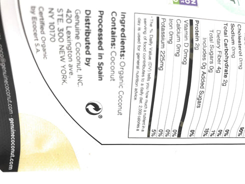 Fresh Produce 4 OZ Organic Coconut Chunks