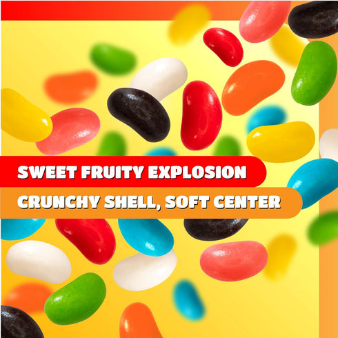 3 Pack Jelly Beans - Pound - Chewy Candy - Assorted Fruit & Licorice Flavors - Bulk Jelly Beans for Buffets, Snacking