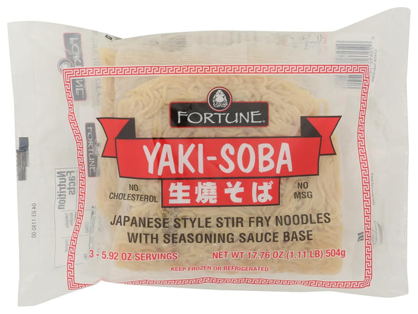 FORTUNE Yaki-Soba Japanese Style Stir Fry Noodles, 17.6 oz