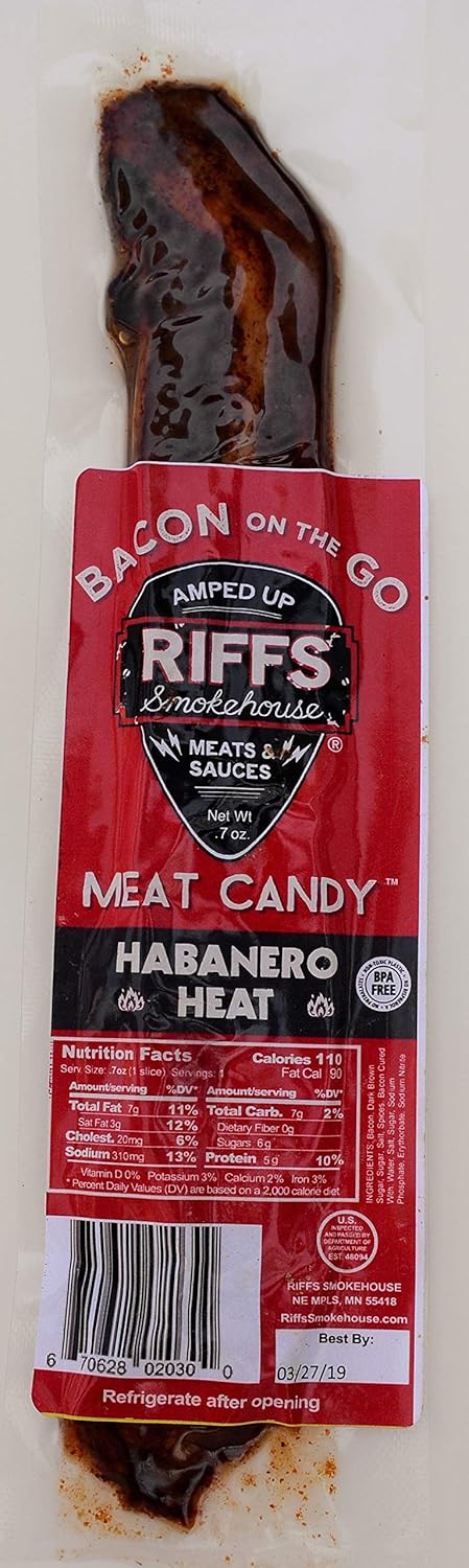 Bacon On The Go by Riffs Smokehouse - Habanero Heat - Pack