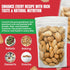 5 lbs (80oz) Jumbo California Almonds In Shell Premium Quality Kosher Raw Almonds By We Got Nuts - Natural & Healthy