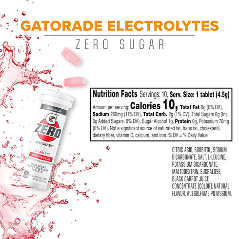 (Pack 80) Gatorade Zero Tablets, Watermelon