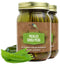 Green Jay Gourmet Pickled Snow Peas in a Jar - Fresh Hand