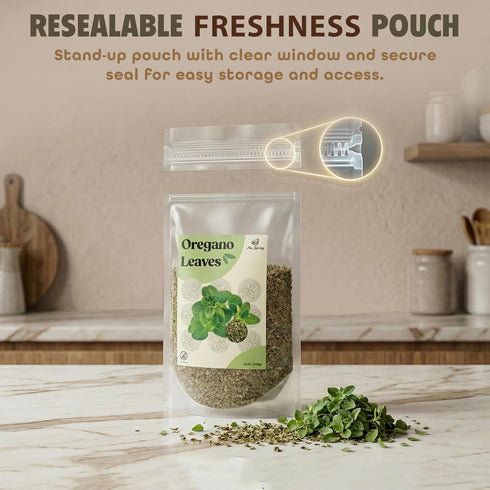 12 Oz (340g) Miss Spring Dried Oregano Leaves - Non-GMO, No Additives - Finely Cut Oregano Dried Leaves Seasoning