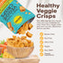 4-Pk 4oz BIENA Tasty Thins Veggie Crisps Made with Avocado Oil - Nacho, Bags Chickpeas & Veggies, Vegan, Gluten Free