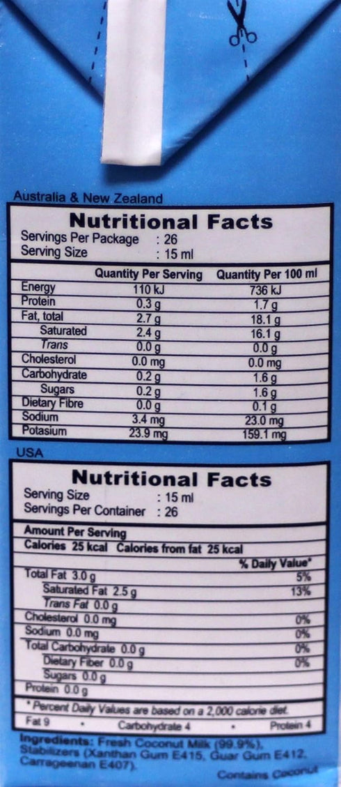 Kara 13.5 oz (Pack 6) Coconut Milk Classic (UHT Natural) fl