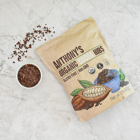 2 lb Anthony's Organic Cacao Cocoa Nibs