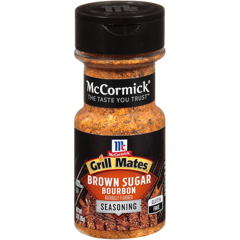 McCormick Grill Mates Brown Sugar Bourbon Seasoning, 3 oz - Pack of 6