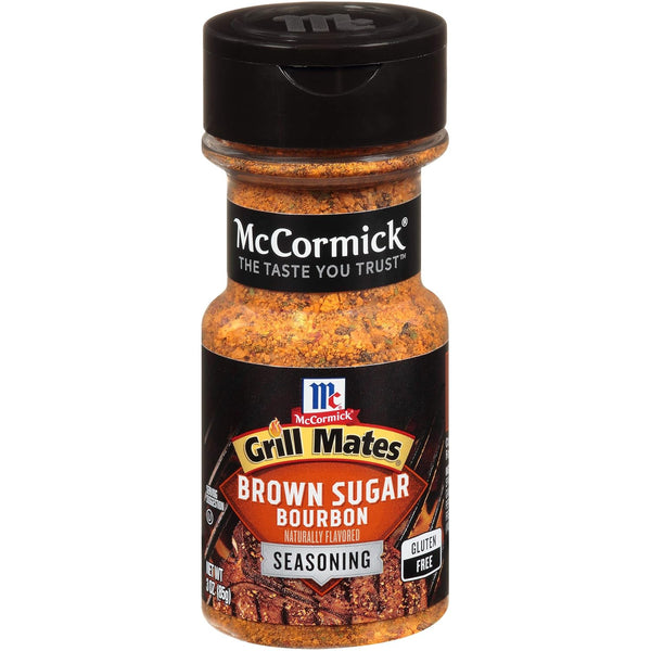 McCormick Grill Mates Brown Sugar Bourbon Seasoning, 3 oz - Pack of 6