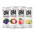 CHI FOREST Sparkling Water Beverage, 4 Flavors Variety Pack, Zero Sugar, 11.16