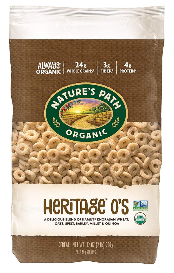Nature's Path Organic Heritage O's Cereal (3x32 oz.)