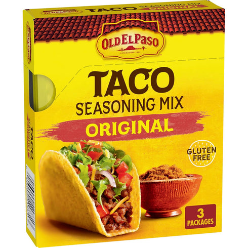 Old El Paso Original Taco Seasoning Mix, Gluten Free, 3 Pack, 3