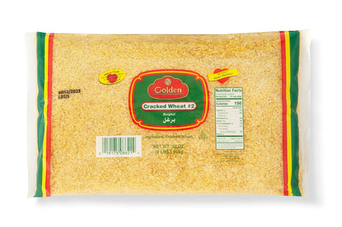 GOLDEN Cracked Wheat #2 32 oz (2 lb) Packet | Authentic Middle