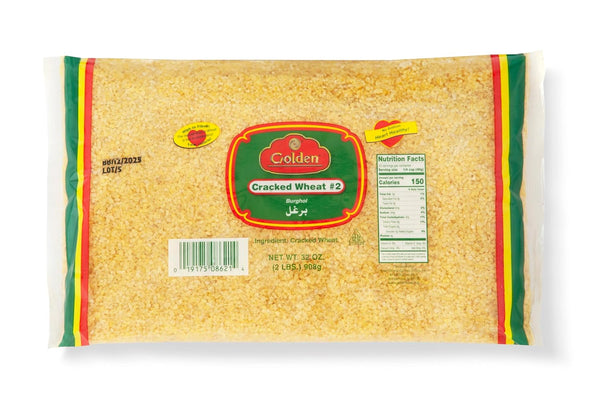 GOLDEN Cracked Wheat #2 32 oz (2 lb) Packet | Authentic Middle