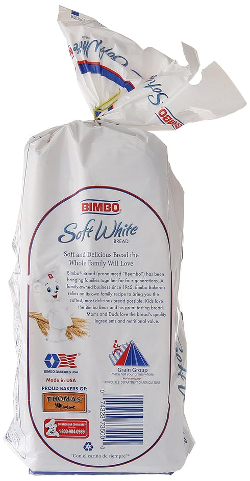 13 oz Bimbo Bakeries Usa Soft White Bread- Small