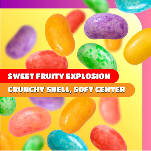 2 Pack Speckled Jelly Beans - Pound - Chewy Candy - Assorted Fruit Flavors - Bulk Jelly Beans for Buffets, Cake