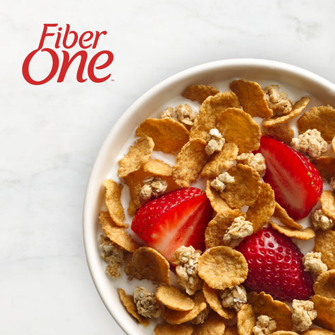 General Mills 13.2 oz Cereals Fiber One Cereal, Strawberries and Vanilla Clusters