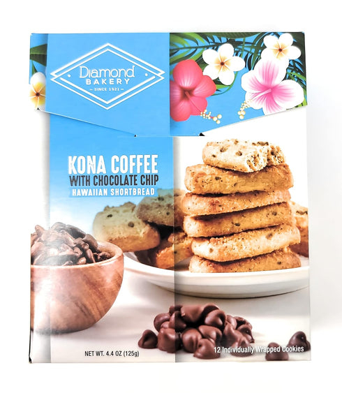 Generic 4.4 oz Diamond Bakery - Hawaiian Shortbread Cookies New Flavors - Individually Wrapped (Kona Coffee