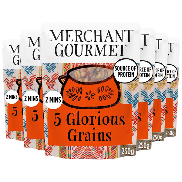 Merchant Gourmet Simply Cooked Glorious Grains with Red Rice & Quinoa - Microwave Rice