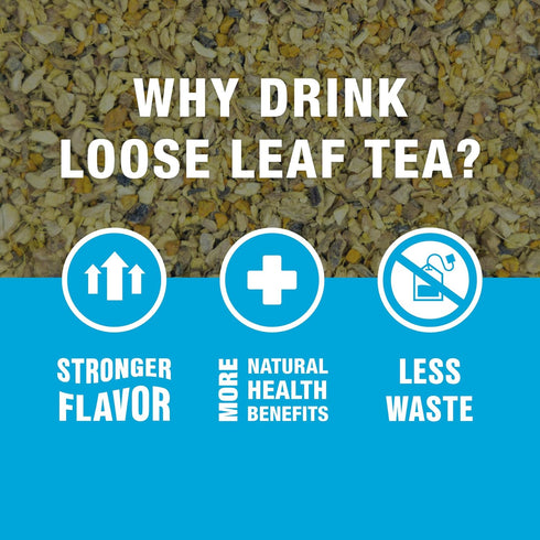 25 2.5 Tiesta Tea - Lemon Ginger Turmeric, Loose Leaf, Lemon Ginger Herbal Tea, Premium Blend, Non Caffeinated Herbal