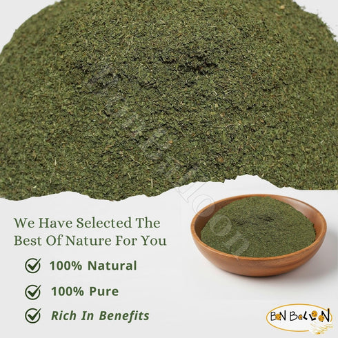bonballoon 44.44 oz 1260 Egyptian Dry Mallow Spinach Dried Molokhia Molocheya Premium Mulukhiyah for Cooking Herbals