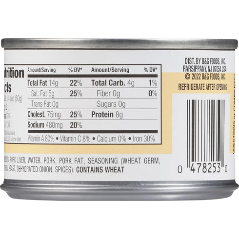Underwood 4.25oz (Pack 6) Liverwurst Spread, Can