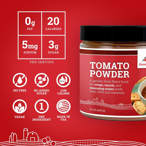 12oz (Pack 1) Hoosier Hill Farm Premium Tomato Powder