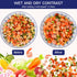 Egcina 100% 11 10.58OZ Dehydrated Freeze-Dried Seafood & Vegetable Mix - Natural Ramen Toppings for Soups, Mixed