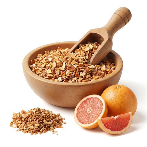 3 NY Spice Shop Dried Grapefruit Peel Cut & Sifted - Pound Cut Grapefruit Peel Herb for Herbal Tea Citrus Blend