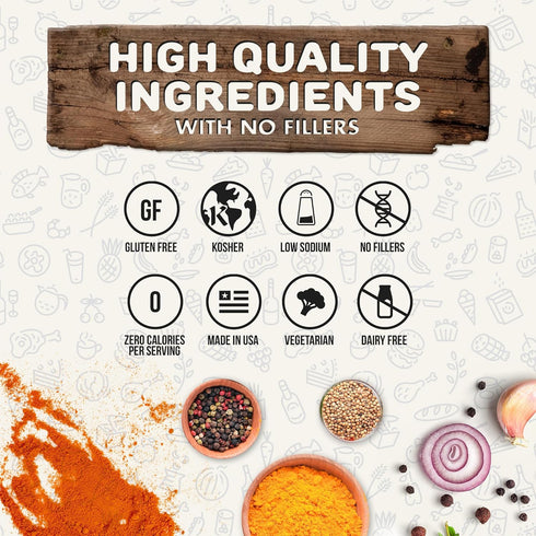 Flavor God Buttery Cinnamon Roll Seasoning Topper Mix, Natural Healthy Blend for Chocolate Donuts, Coffee, Oatmeal,
