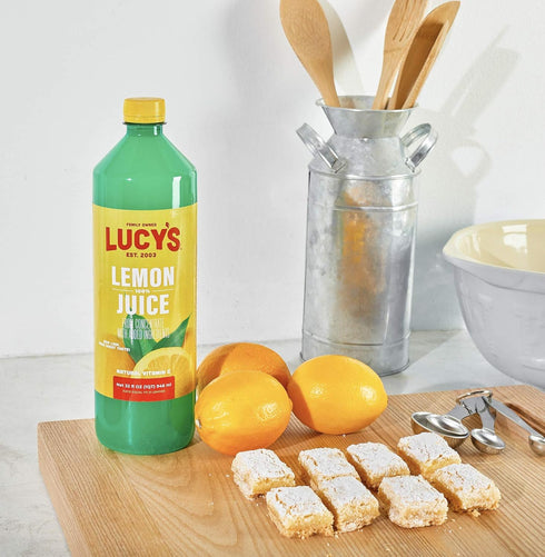 100% 32oz. (2 PACK) Lucy's Family Owned - Lemon Juice Bottle